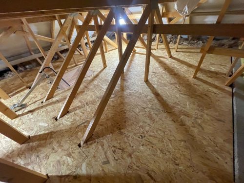 Raised loft boarding